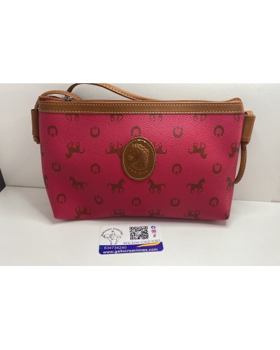 Bolso de piel de señora fucsia COMPLEMENTOS