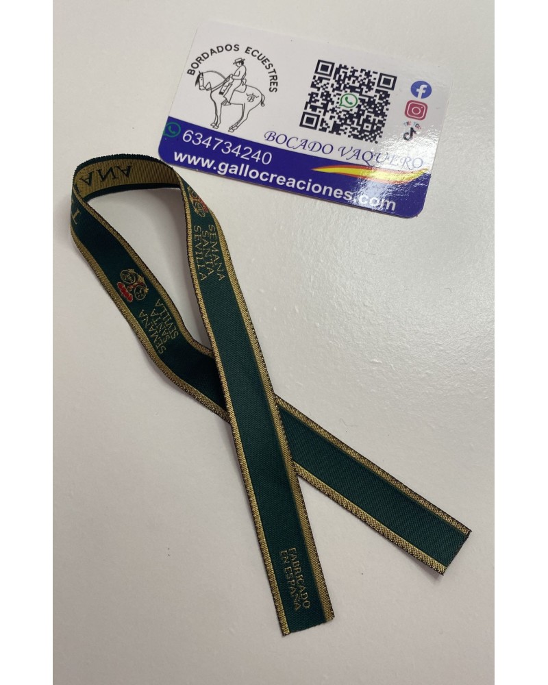 Pulsera de tela Semana Santa Sevilla hermandad de Triana COMPLEMENTOS