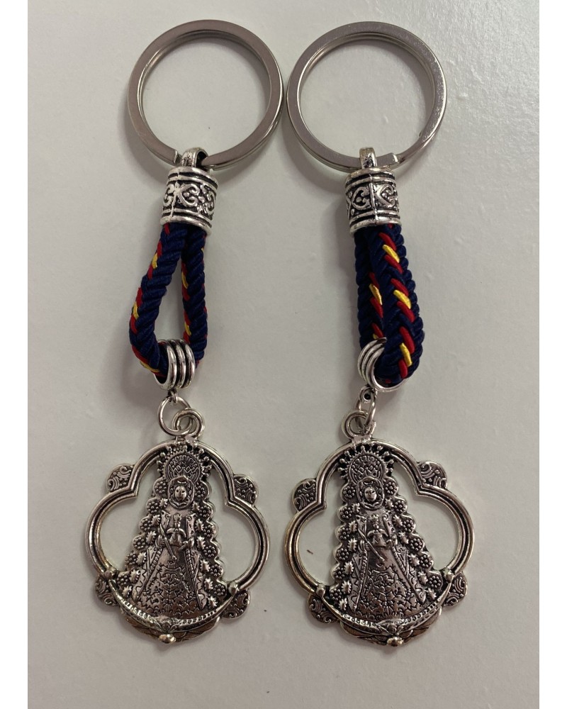 copia de Llavero medalla Rocío azul COMPLEMENTOS