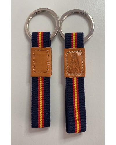 Llavero con elástico azul COMPLEMENTOS