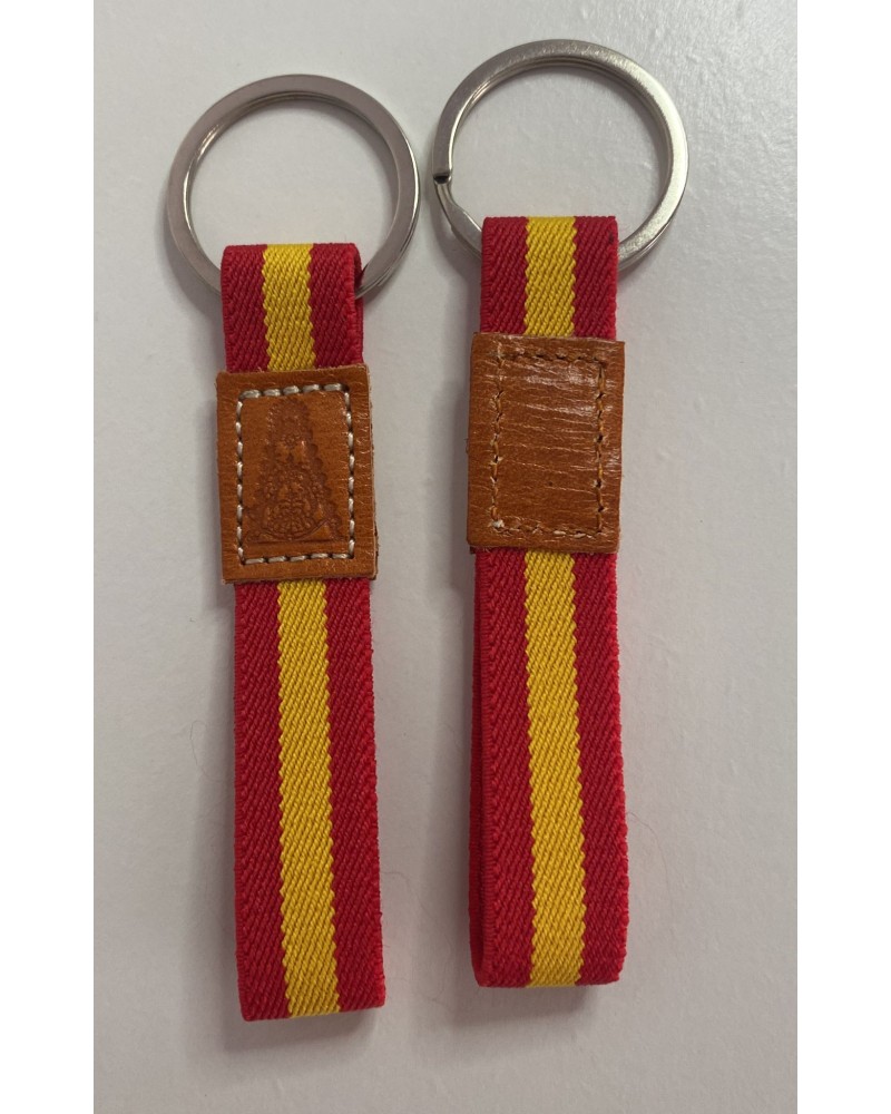 Llavero con elástico rojo COMPLEMENTOS