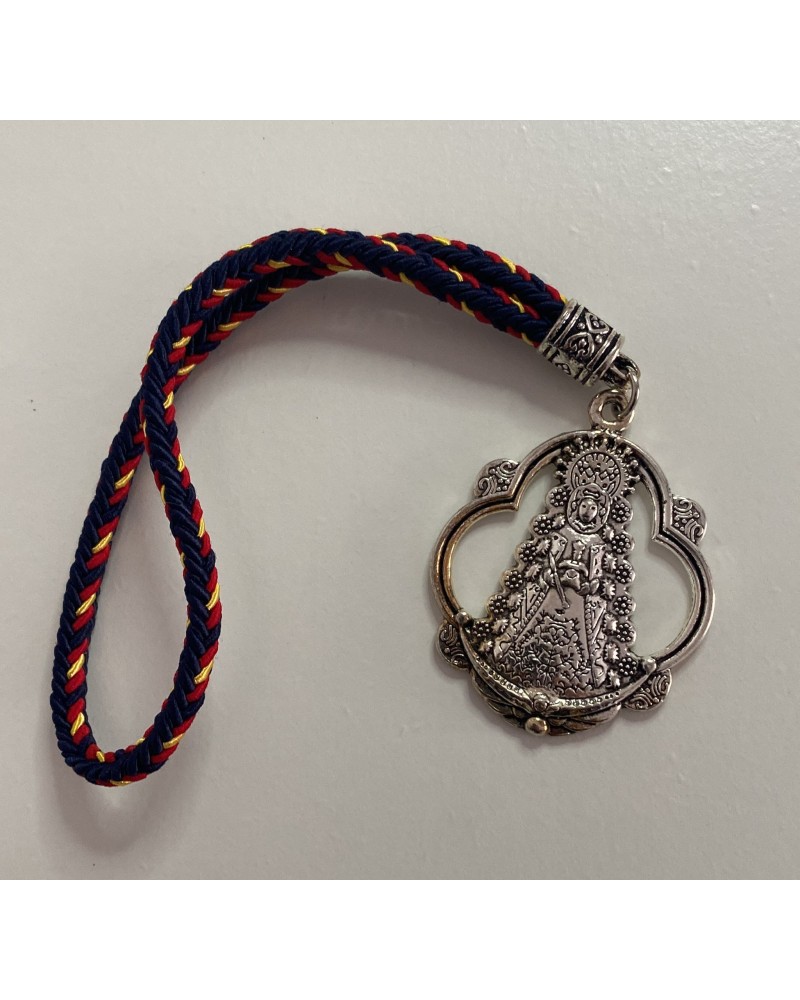 Medalla Rocío cordón pequeño azul COMPLEMENTOS