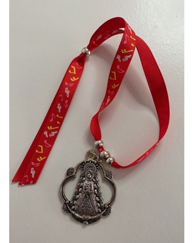 Medalla Rocío colgante con la lazo COMPLEMENTOS