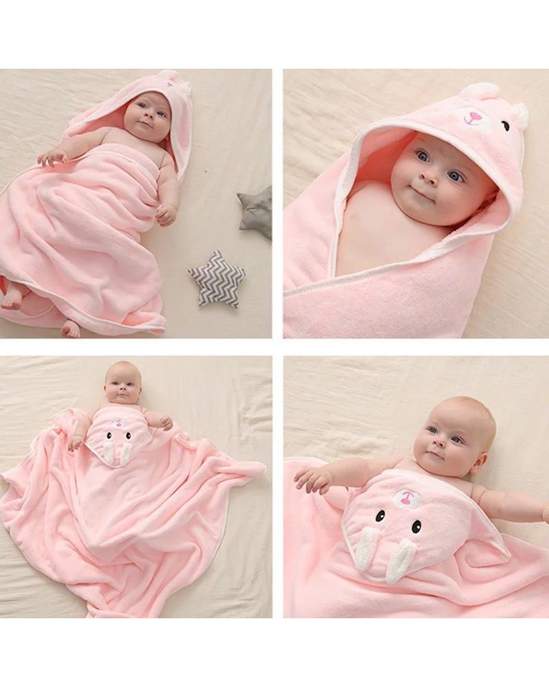 Toallas de baño de dibujos animados para bebé Inicio