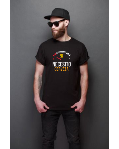 CAMISETA NECESITO CERVEZA Inicio