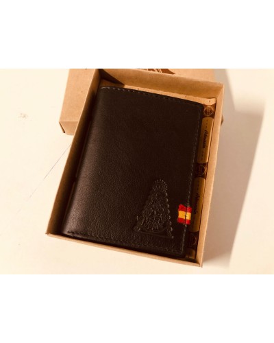 CARTERA PIEL NEGRA VIRGEN DEL ROCIO Inicio