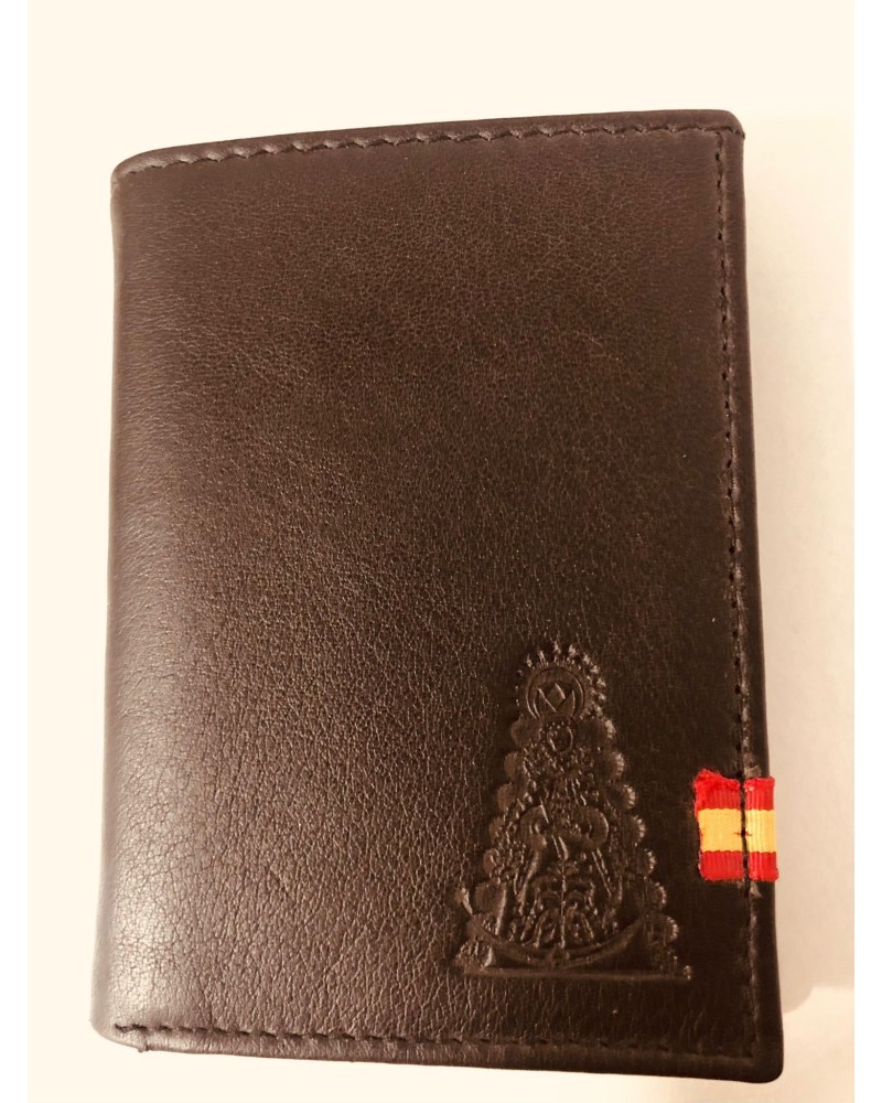 CARTERA PIEL NEGRA VIRGEN DEL ROCIO Inicio