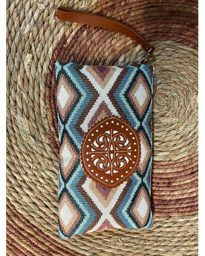 Bolso de Tela con Estampados Étnicos modelo 3 Inicio