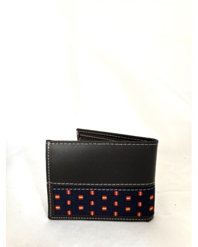 Cartera de Cuero con patron bandera nacional Inicio