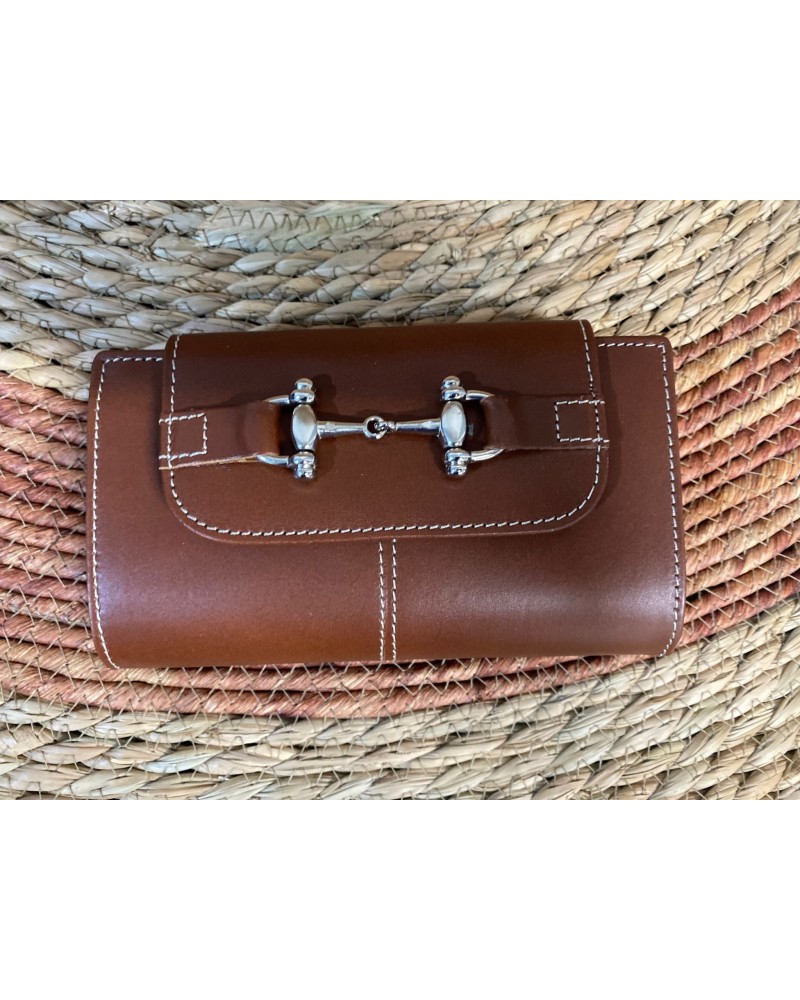 CARTERA MONEDERO DE SEÑORA CON DETALLE DE FILETE GRANDE Inicio