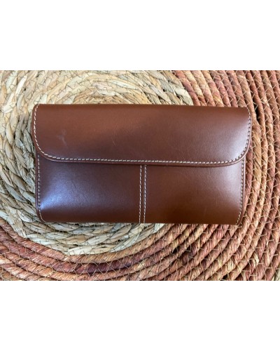 CARTERA MONEDERO DE SEÑORA CON DETALLE DE FILETE GRANDE Inicio