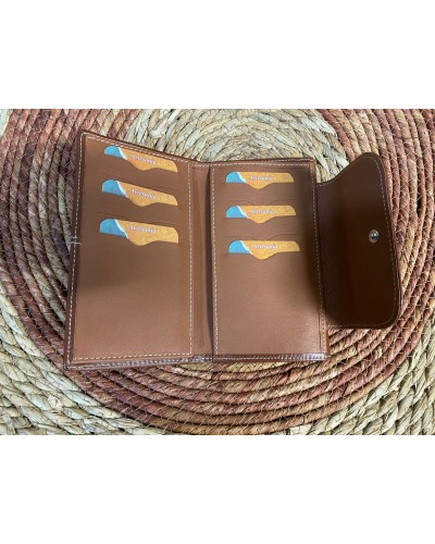 CARTERA MONEDERO DE SEÑORA CON DETALLE DE FILETE GRANDE Inicio