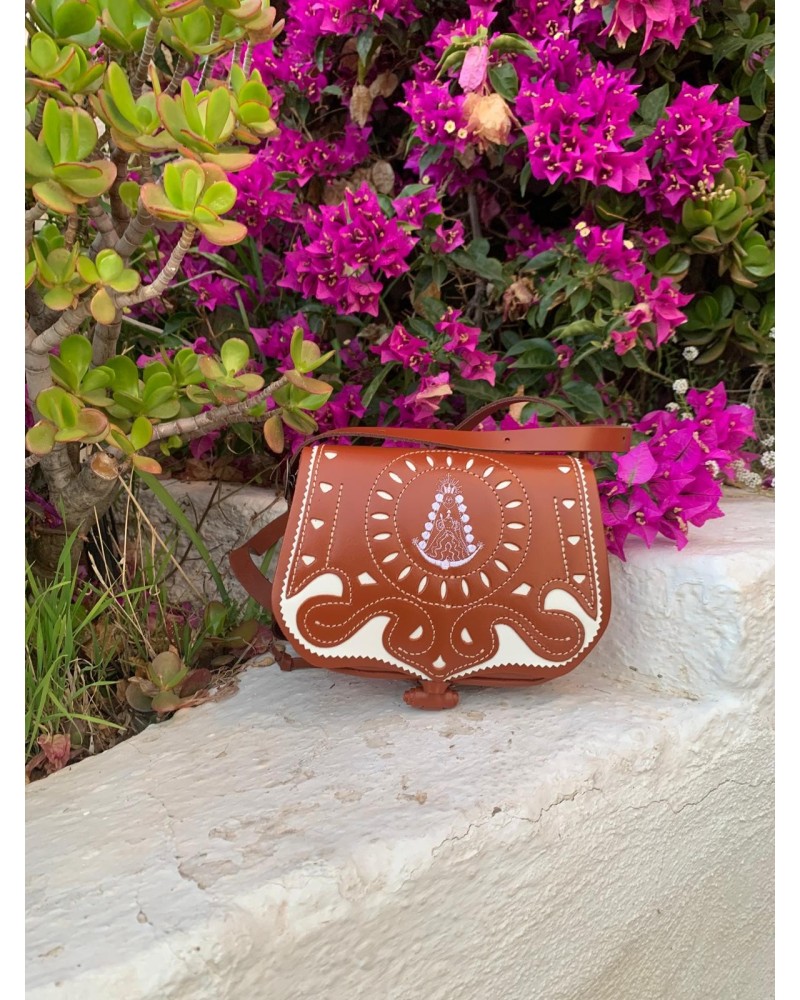 Bolso Bandolera Rociero Virgen del Rocío Avellana Inicio