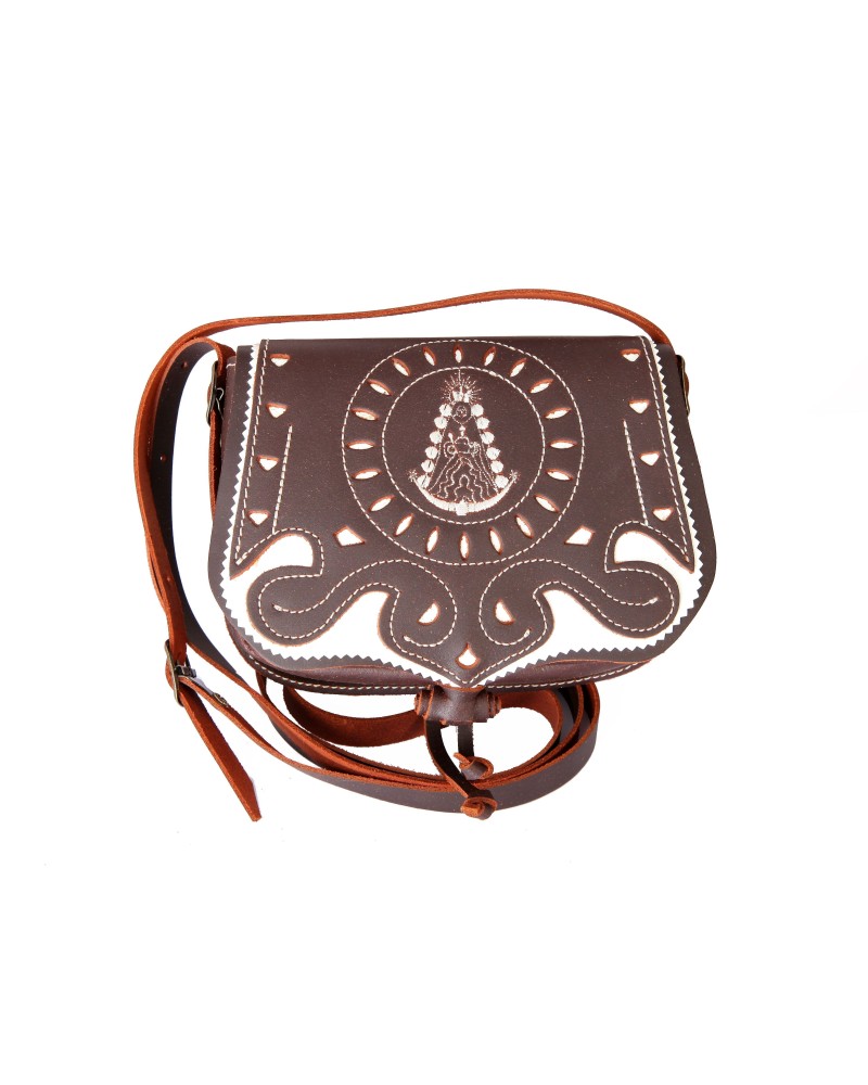 BOLSO ROCIERO TONO OSCURO / BLANCO Inicio