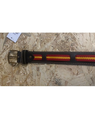 CINTURON PIEL CON BANDERA DE ESPAÑA Inicio