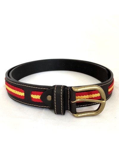 CINTURON PIEL CON BANDERA DE ESPAÑA Inicio