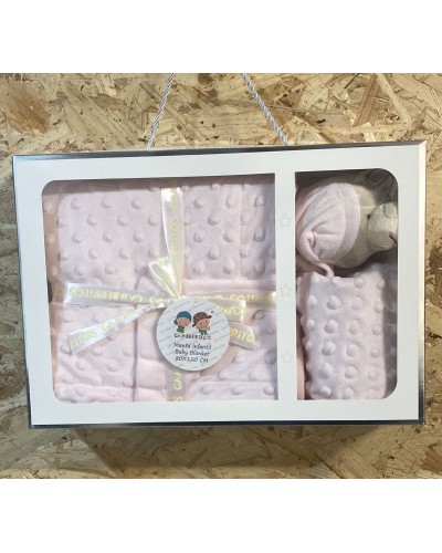 SET REGALO MANTA Y DOUDOU DE TOPOS. GAMBERRITOS Inicio