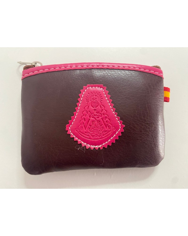 Monedero pequeño de bolsillo marrón oscuro COMPLEMENTOS