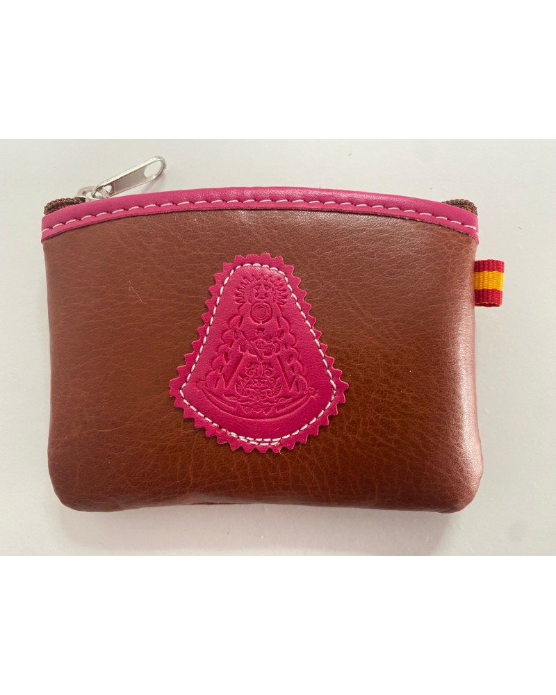Monedero pequeño de bolsillo marrón COMPLEMENTOS