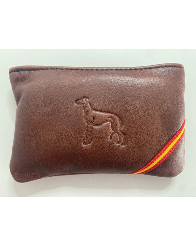Monedero pequeño de bolsillo marrón oscuro COMPLEMENTOS