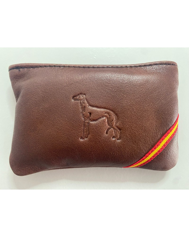 Monedero pequeño de bolsillo marrón oscuro COMPLEMENTOS