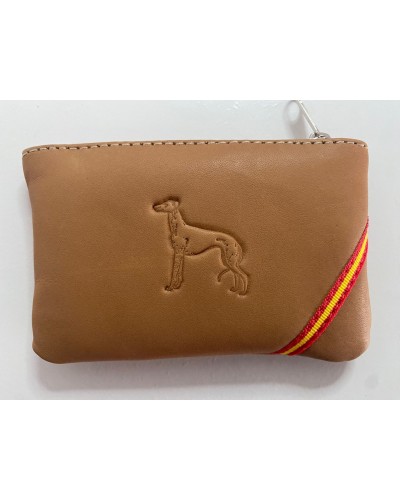 Monedero pequeño de bolsillo marrón COMPLEMENTOS