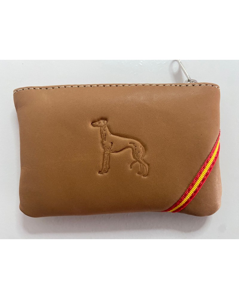 Monedero pequeño de bolsillo marrón COMPLEMENTOS