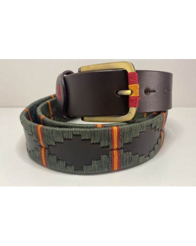Cinturón de piel con bordados argentino primera calidad COMPLEMENTOS